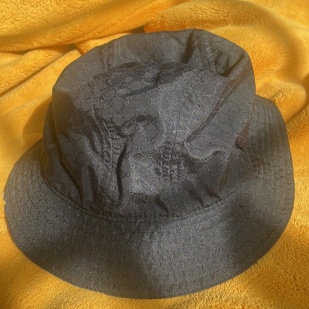 Black Gucci Bucket Hat
